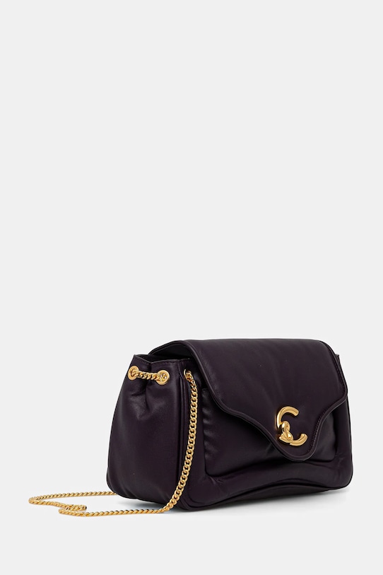 Δερμάτινη τσάντα Coccinelle COCCINELLE C-ME FLUFFY E1.SUE.12.01.01 μωβ AW25