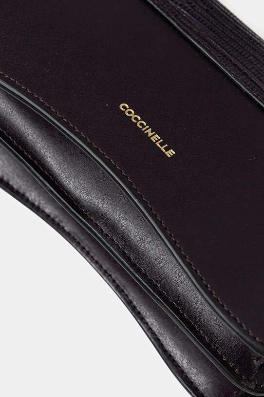 Coccinelle poșetă de piele COCCINELLE C-ME BIMATERI. violet E1.T1R.18.04.01