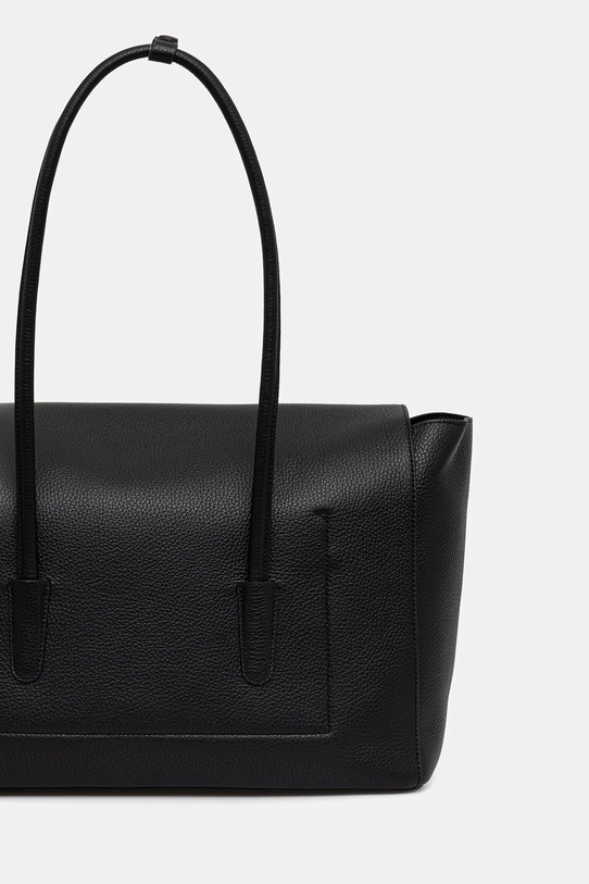 Akcesoria Coccinelle torebka skórzana DOUBLE BEAT E1.T8A.11.01.01 czarny