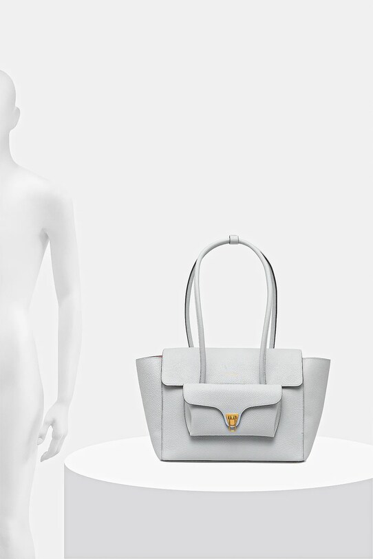 Kožená kabelka Coccinelle DOUBLE BEAT E1.T8A.11.02.01