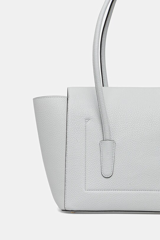 Doplnky Kožená kabelka Coccinelle DOUBLE BEAT E1.T8A.11.02.01 modrá