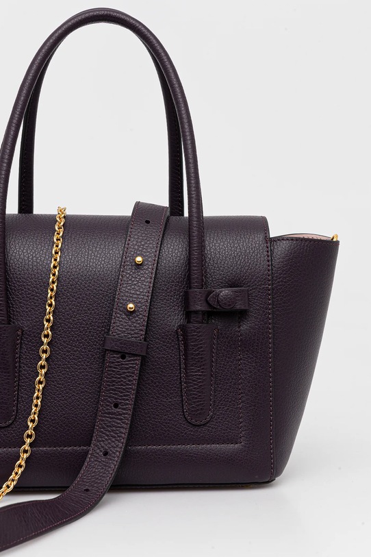 Accessori Coccinelle borsa a mano in pelle DOUBLE BEAT E1.T8A.18.02.01 violetto