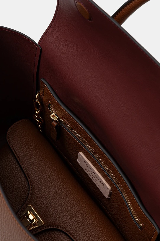 Coccinelle torebka skórzana DOUBLE BEAT E1.T8A.18.02.01