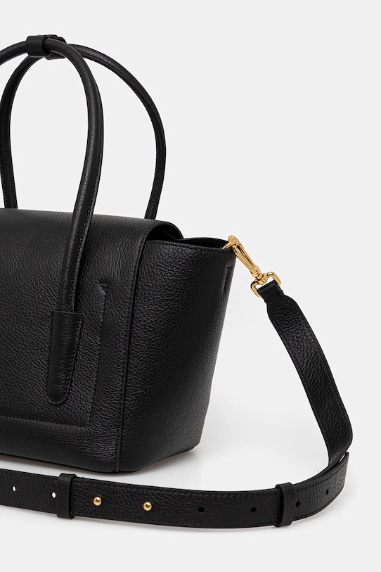 Аксесуари Шкіряна сумочка Coccinelle DOUBLE BEAT E1.T8A.18.02.01 чорний