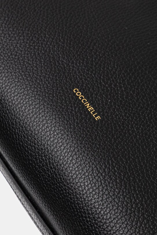 Kožená kabelka Coccinelle REBEKKA černá E1.T95.13.01.01