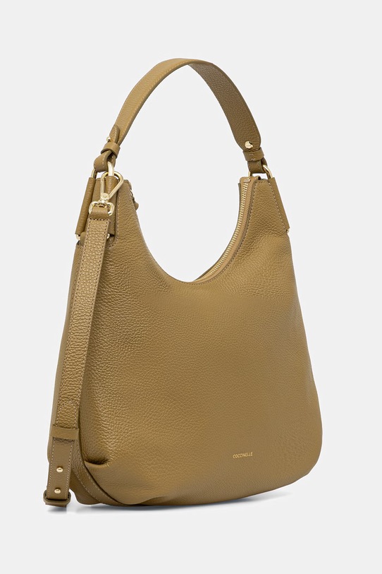 Kožená kabelka Coccinelle REBEKKA E1.T95.13.02.01 zelená SS26