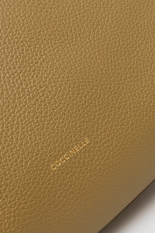 Kožená kabelka Coccinelle REBEKKA zelená E1.T95.13.02.01