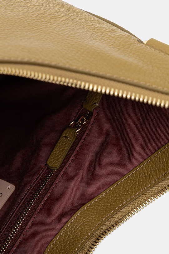 Kožená kabelka Coccinelle REBEKKA E1.T95.13.02.01 zelená