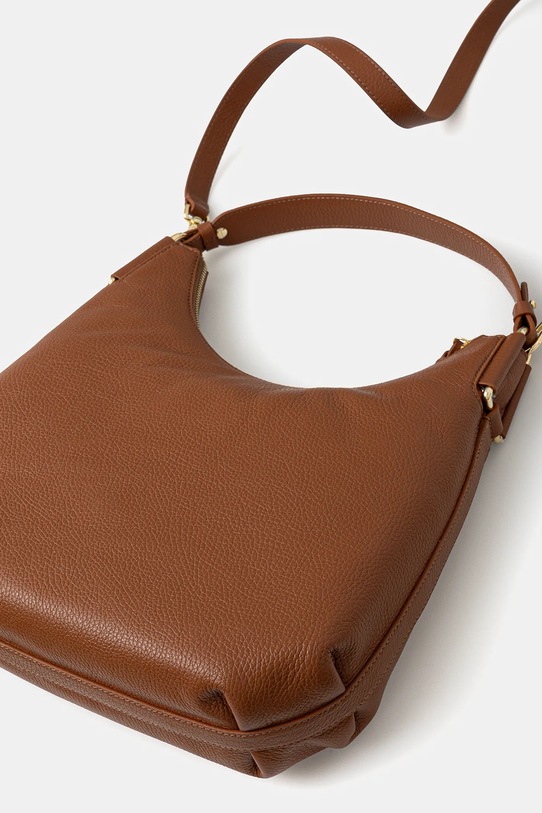 Αξεσουάρ Δερμάτινη τσάντα Coccinelle REBEKKA E1.T95.13.02.01 καφέ