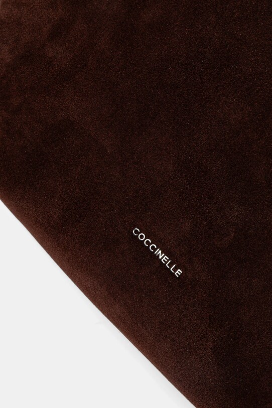 Coccinelle torebka zamszowa REBEKKA SUEDE brązowy E1.T96.13.01.01