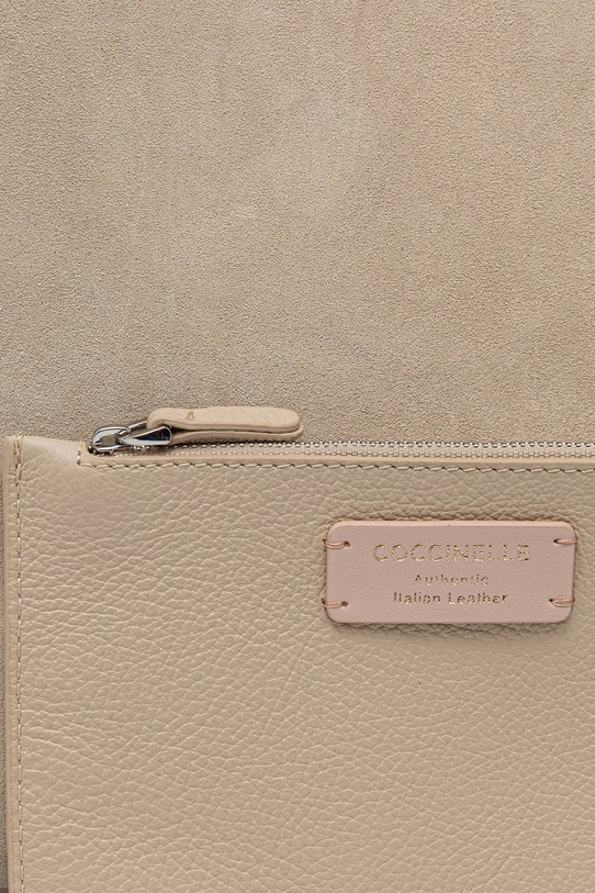 Coccinelle torebka zamszowa E1.THE.11.01.01 beżowy