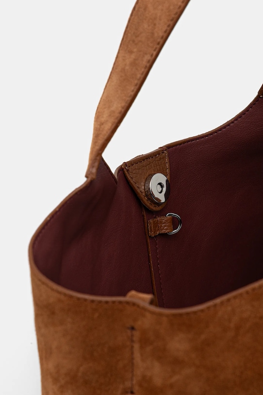 Замшева сумочка Coccinelle E1.THE.11.01.01 коричневий