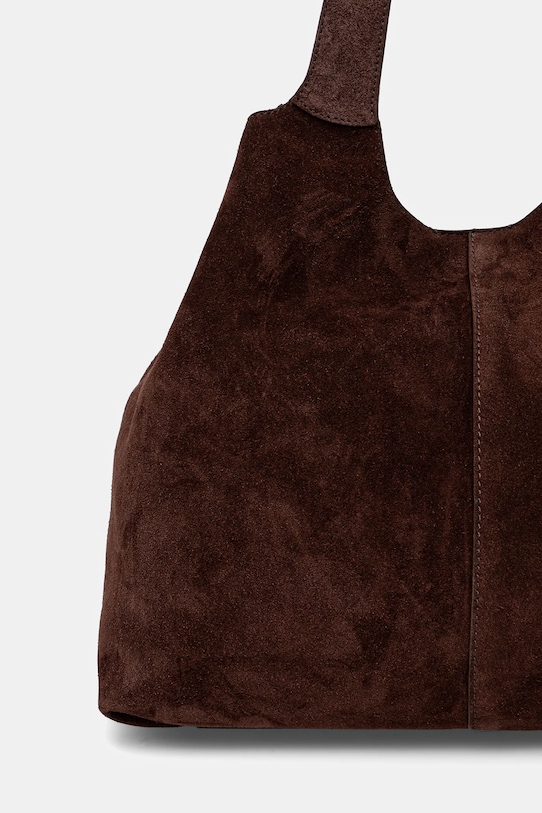 Akcesoria Coccinelle torebka zamszowa E1.THE.11.01.01 brązowy