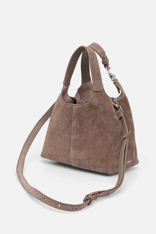 Akcesoria Coccinelle torebka zamszowa E1.THE.58.01.01 brązowy