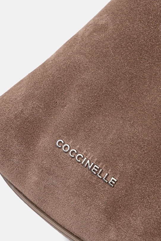 Coccinelle torebka zamszowa brązowy E1.THE.58.01.01