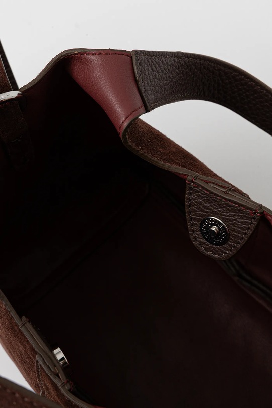 Coccinelle torebka zamszowa E1.THE.58.01.01 brązowy