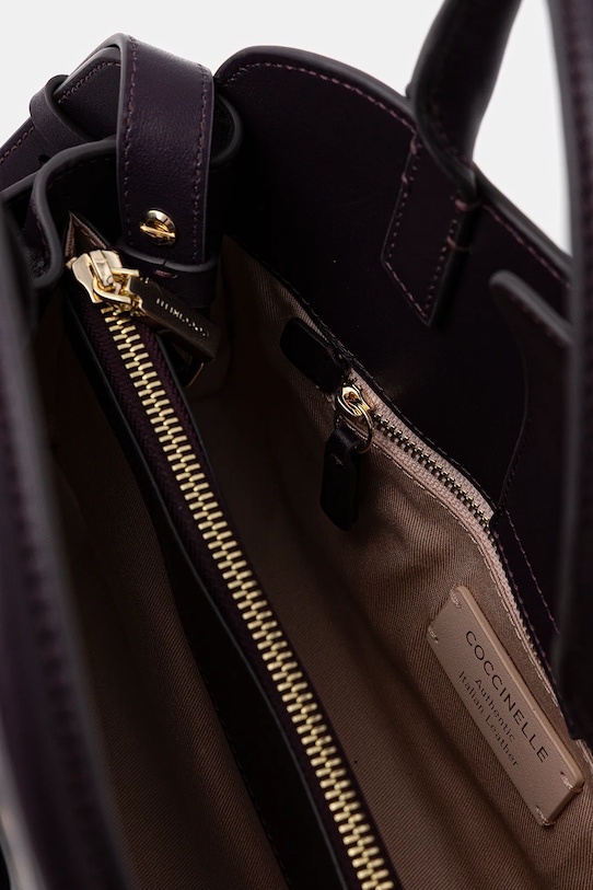 Δερμάτινη τσάντα Coccinelle SABINE E1.TLA.18.02.01 μωβ