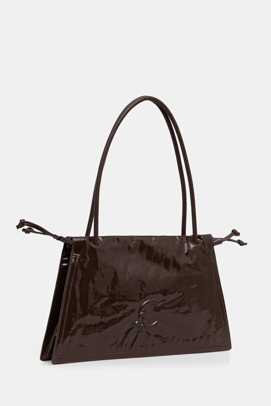 Coccinelle poșetă de piele DULSE SHINY E1.TS9.13.01.01 maro AW25