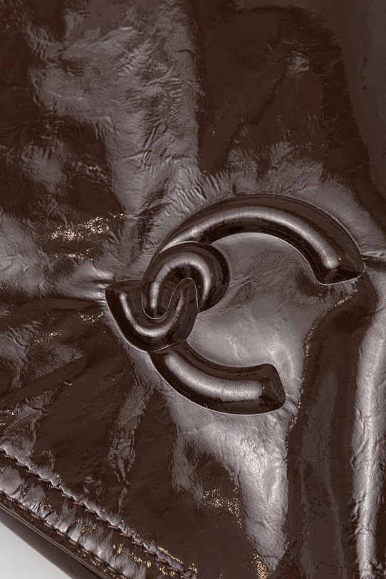 Coccinelle poșetă de piele DULSE SHINY maro E1.TS9.13.01.01