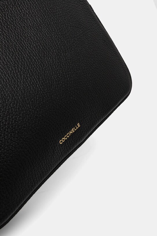 Kožená kabelka Coccinelle TEBE černá E5.MN5.52.01.01