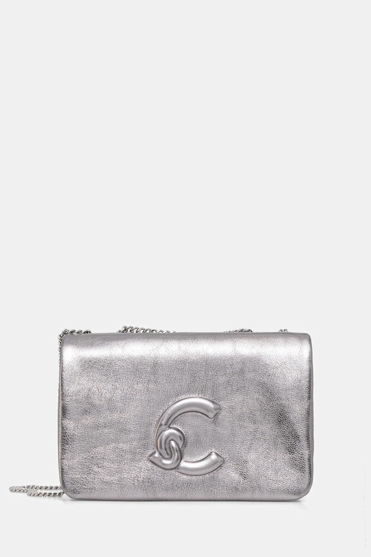 Coccinelle torebka skórzana DULSE skóra licowa srebrny E5.SS5.52.01.01