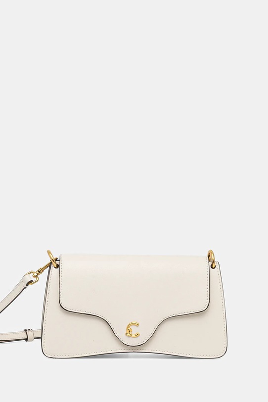 Coccinelle torebka skórzana skóra licowa beżowy E5.SSK.27.01.01