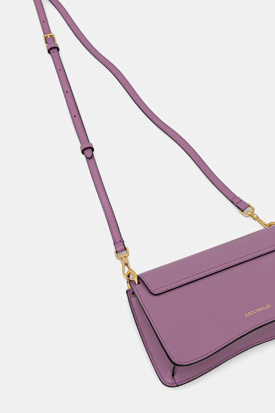 Akcesoria Coccinelle torebka skórzana E5.SSK.27.01.01 fioletowy