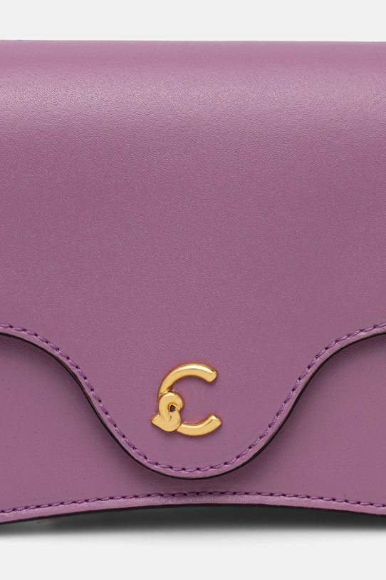 Coccinelle torebka skórzana E5.SSK.27.01.01 fioletowy