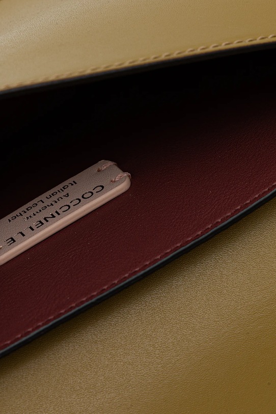 Coccinelle torebka skórzana zielony E5.SSK.27.01.01