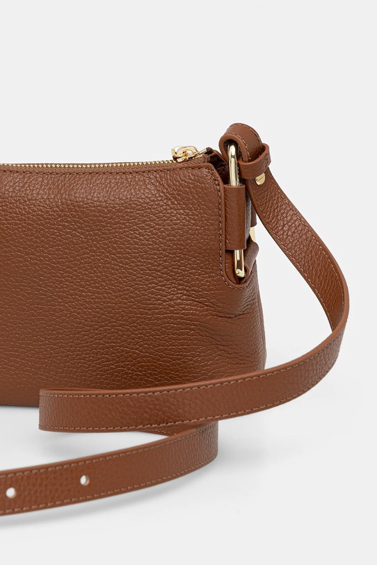 Accesorii Coccinelle poșetă de piele REBEKKA E5.T95.52.01.01 maro