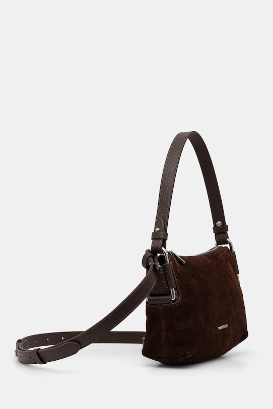 Τσάντα σουέτ Coccinelle REBEKKA SUEDE E5.T96.52.01.01 καφέ AW25