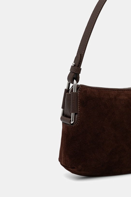 Αξεσουάρ Τσάντα σουέτ Coccinelle REBEKKA SUEDE E5.T96.52.01.01 καφέ