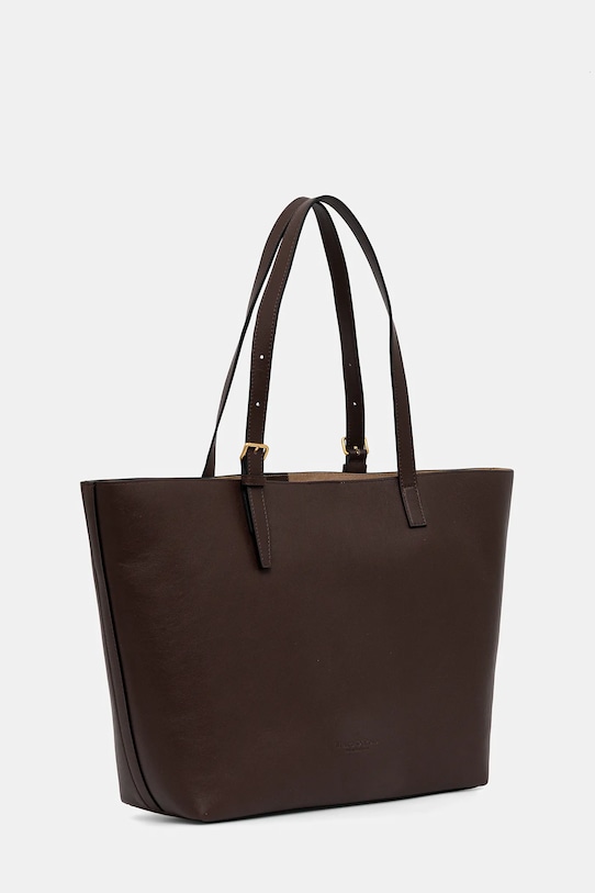 Marc O'Polo poșetă de piele 50611950301141 maro AW25