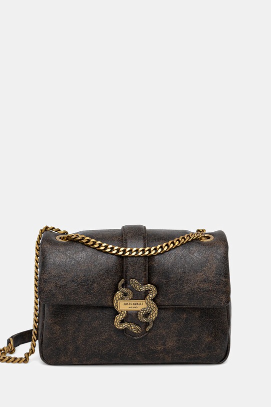 Τσάντα Just Cavalli συνθετικό καφέ 79RA4BC3.ZSD10
