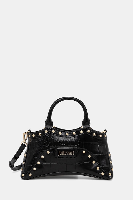 Just Cavalli torebka aplikacja czarny 79RA4BF3.ZSB96