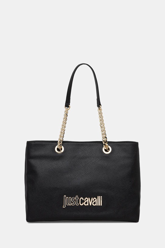 Τσάντα Just Cavalli συνθετικό μαύρο 79RA4BB9.ZS766