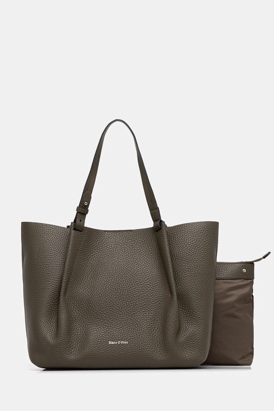 Marc O'Polo torebka skórzana skóra licowa zielony 50819650201109