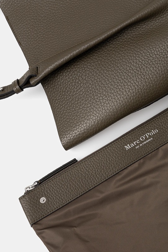Marc O'Polo torebka skórzana 50819650201109 zielony