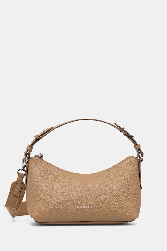 Шкіряна сумочка Marc O'Polo лицьова шкіра бежевий 50819650801109
