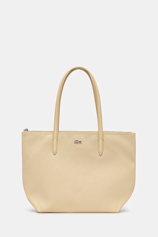 Lacoste torebka nie mieści A4 beżowy NF2037PK
