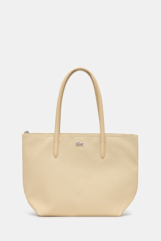 Lacoste torebka nie mieści A4 beżowy NF2037PK