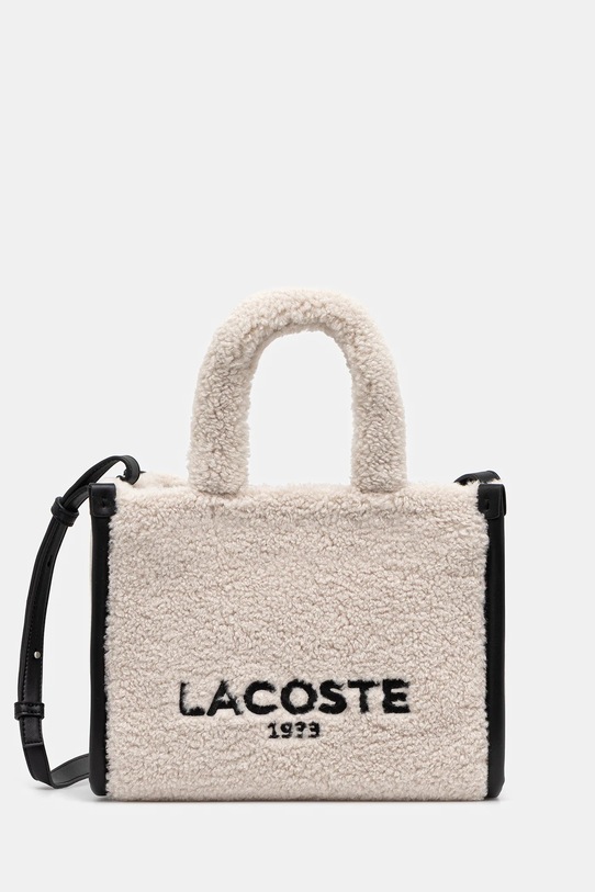Lacoste torebka tekstylny beżowy NF5116HX
