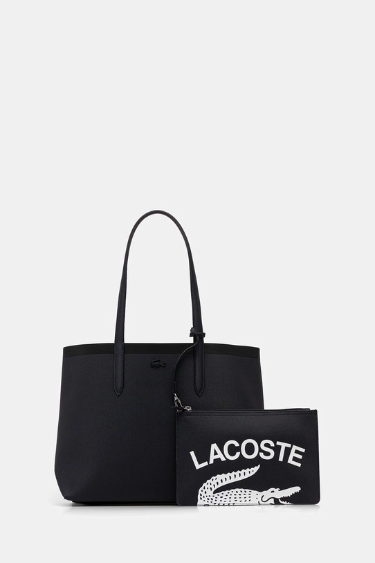 Lacoste torebka dwustronna nie mieści A4 granatowy NF5128AS