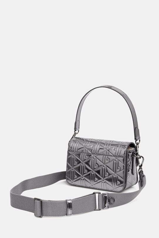 Lacoste torebka skórzana srebrny NF5139HN