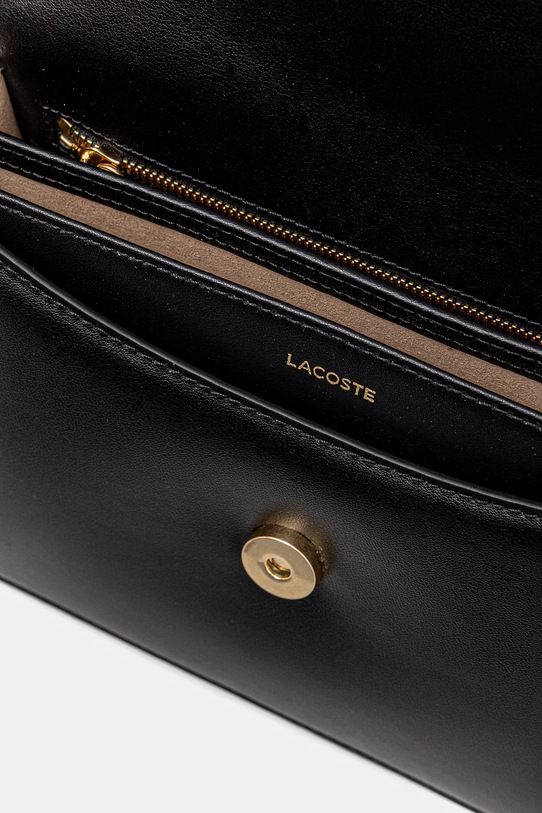 Lacoste torebka skórzana NF5105IT czarny