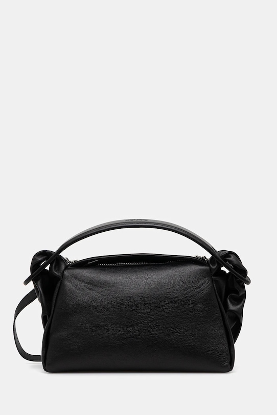 Kenzo poșetă de piele uni negru FE62SA818L01