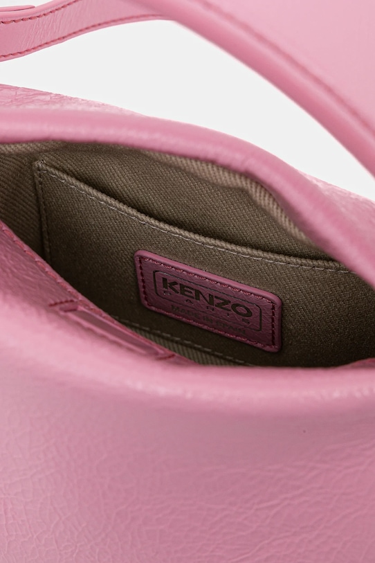Kožená kabelka Kenzo FF62SA808L02 růžová