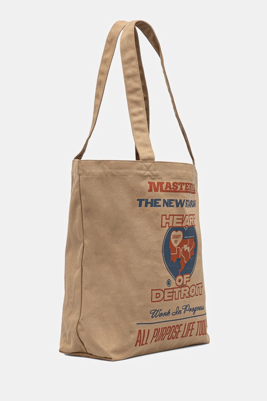 Carhartt WIP torebka bawełniana Canvas Graphic Tote I033975.34GXX brązowy AW25