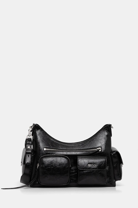 Torba Dkny bez uzorka crna R52CDK71