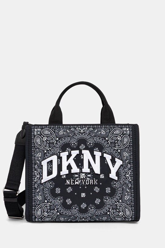 Τσάντα Dkny υφασμάτινο μαύρο R52AER57